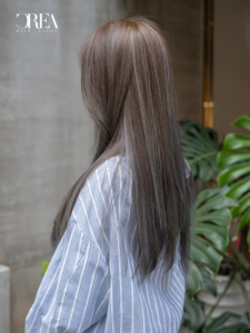 挑染、手刷染