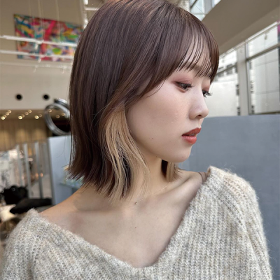 耳圈染顏色、染髮